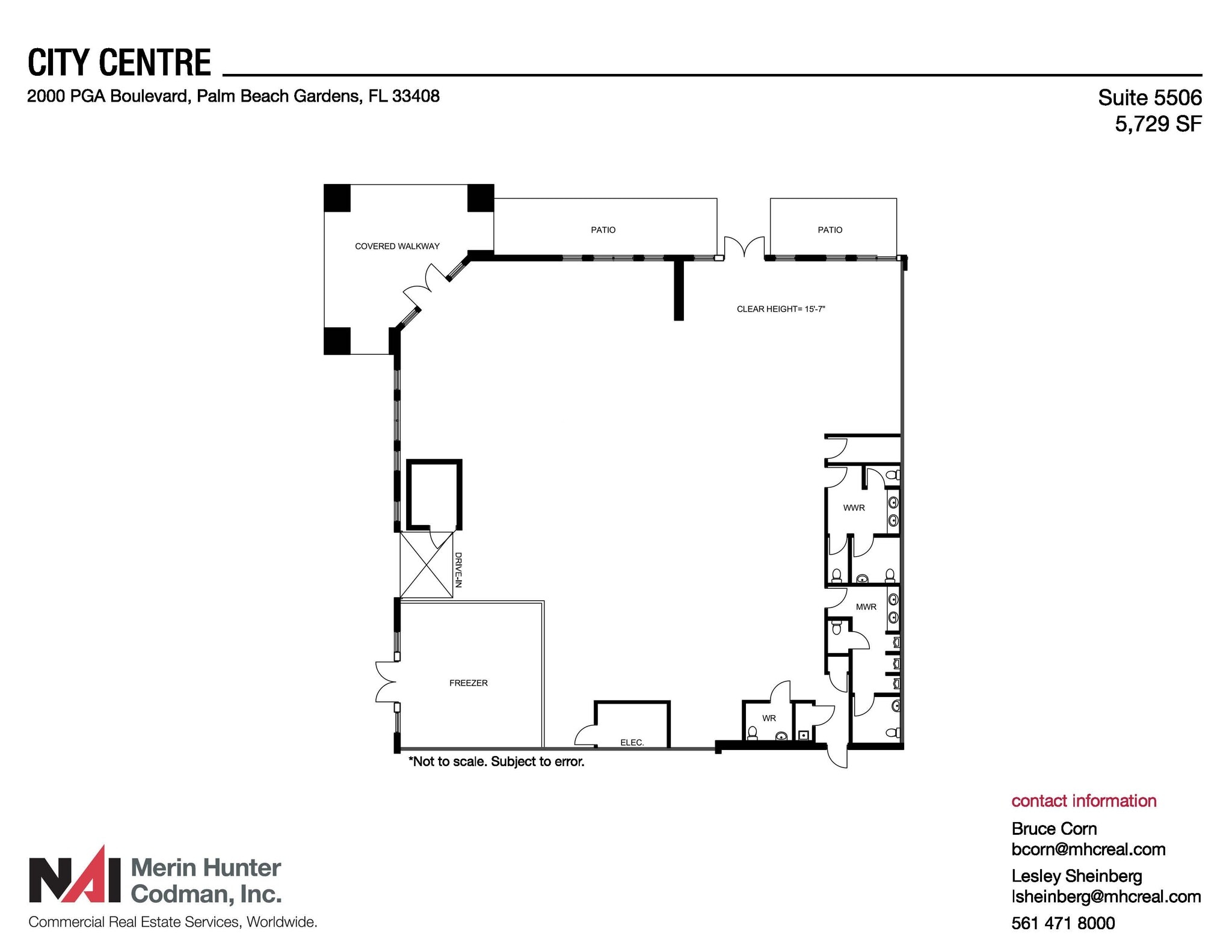 2000 PGA Blvd, Palm Beach Gardens, FL à louer Plan d’étage– Image 1 sur 7