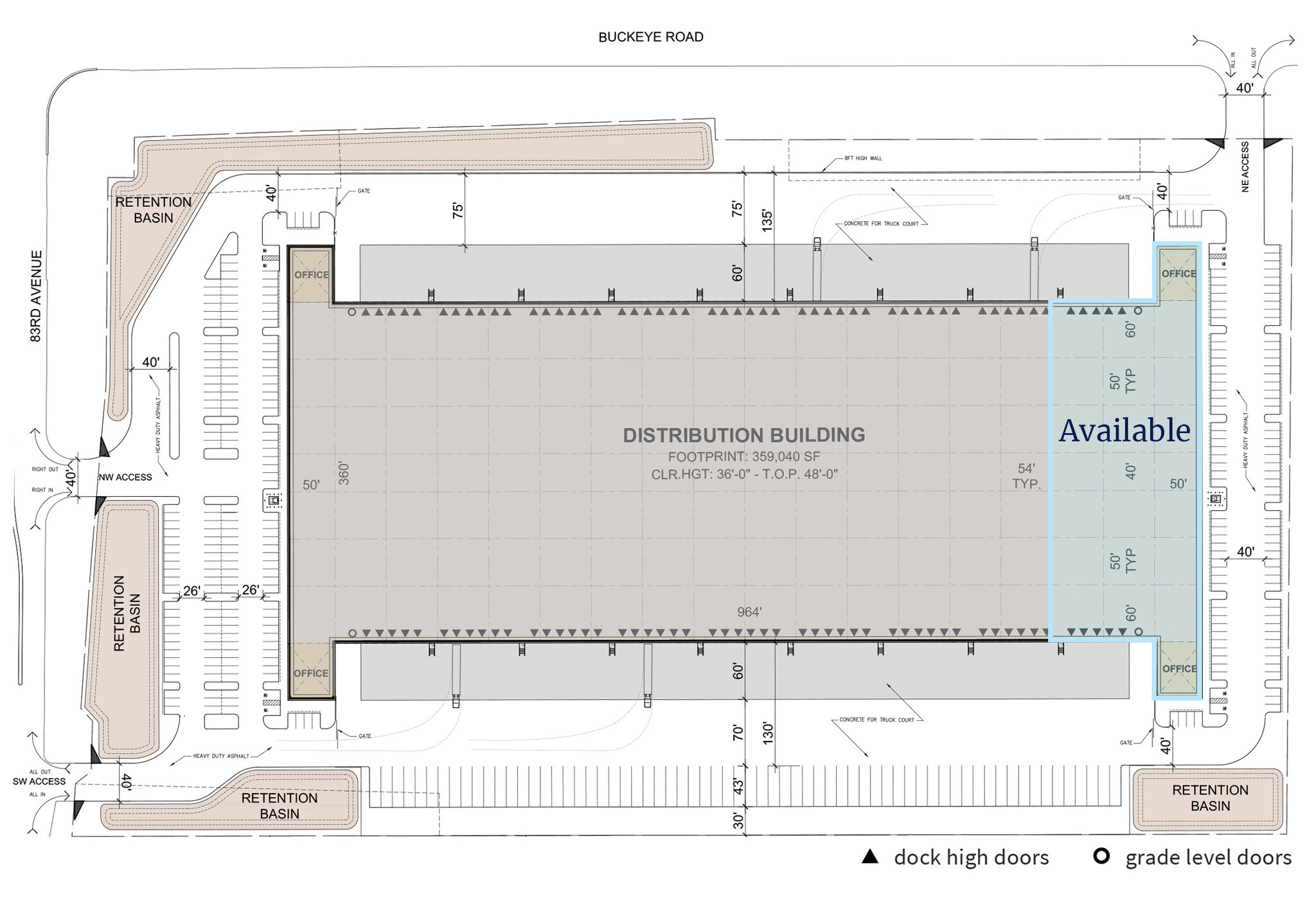 8175 W Buckeye Rd, Phoenix, AZ à louer Plan de site– Image 1 sur 2