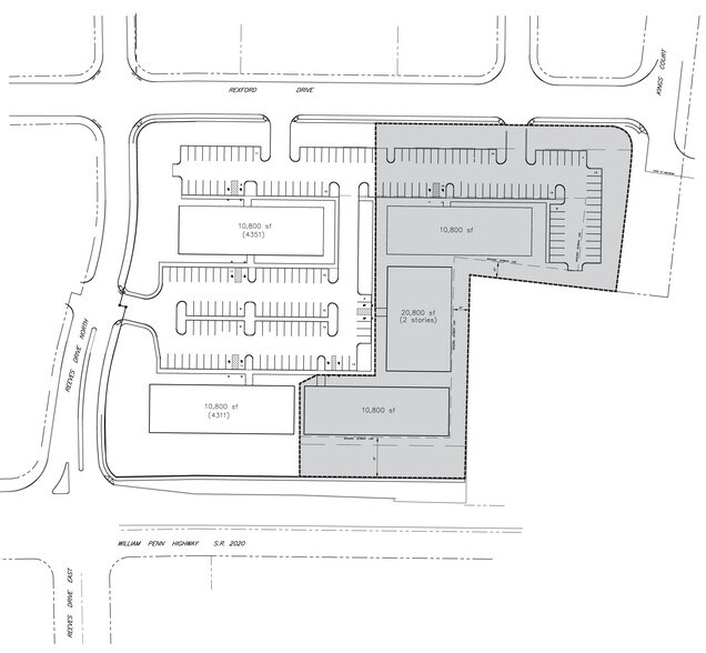 4317 Easton Ave, Bethlehem, PA à vendre - Plan de site – Image 2 sur 3