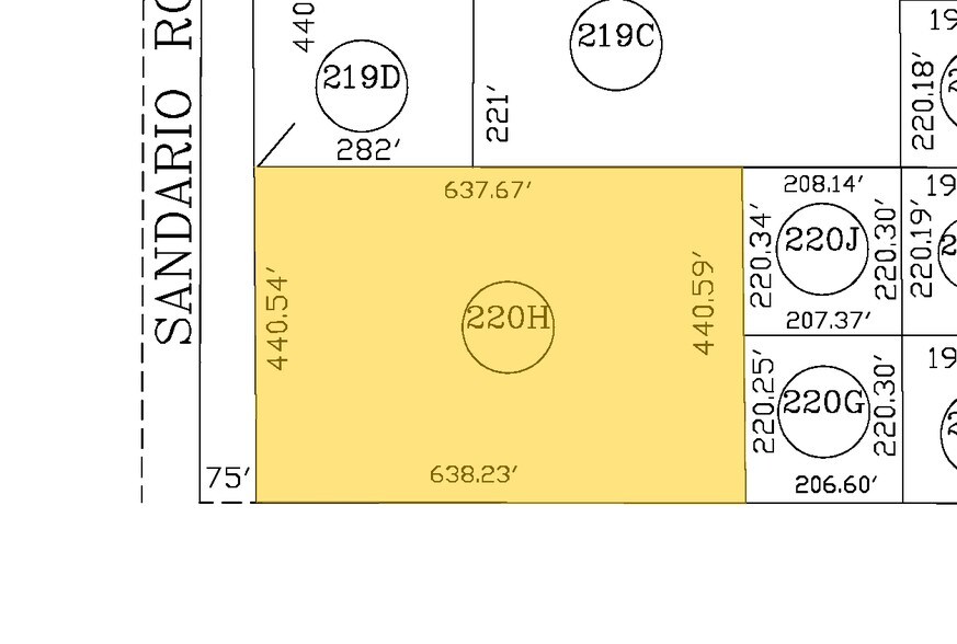 6840 N Sandario Rd, Tucson, AZ à vendre - Plan cadastral – Image 2 sur 21