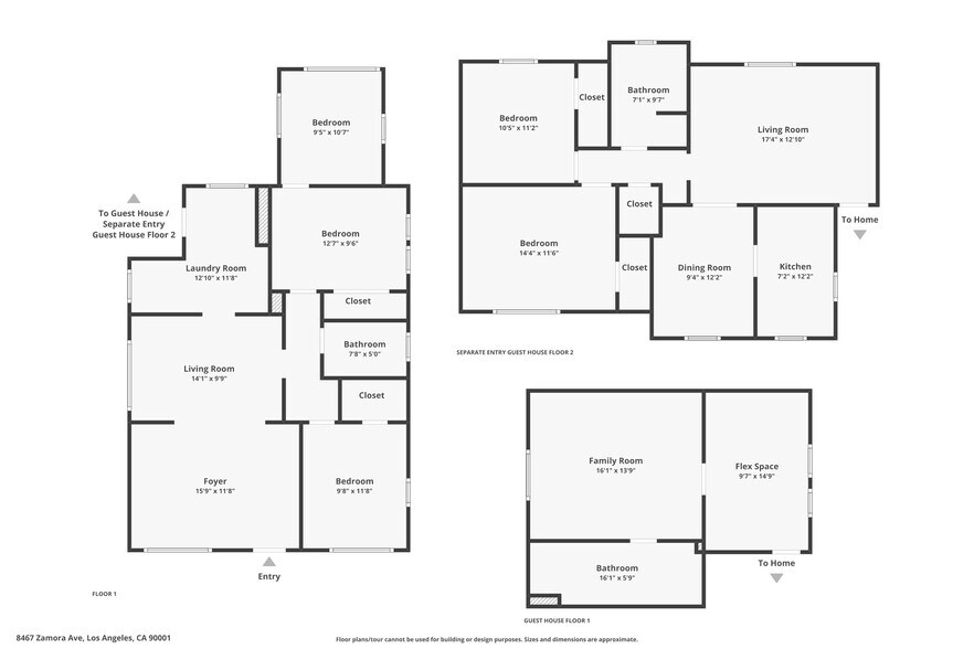 8467 Zamora Ave, Los Angeles, CA à vendre - Plan d’étage – Image 2 sur 10