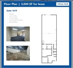 1509-1521 Central Park Dr, Hurst, TX à louer Plan d’étage– Image 1 sur 1