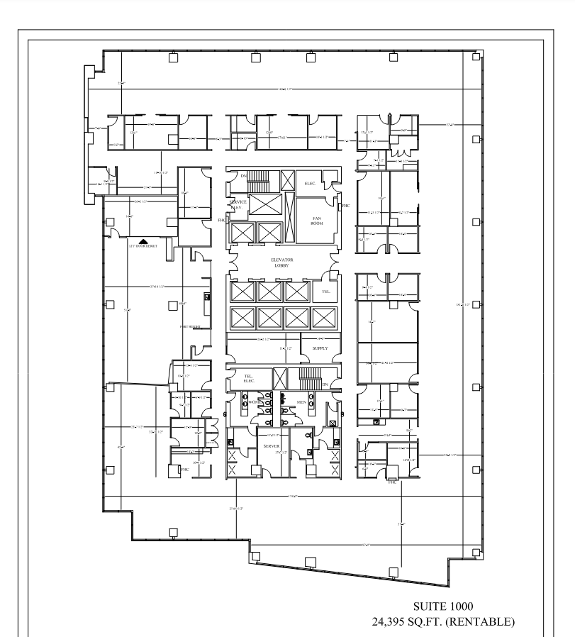 5140 Yonge St, Toronto, ON à louer Plan d’étage– Image 1 sur 1