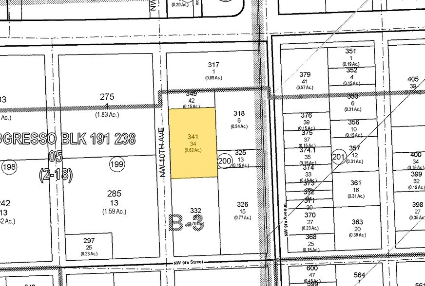 960-990 NW 10th Ave, Fort Lauderdale, FL à louer - Plan cadastral – Image 2 sur 5