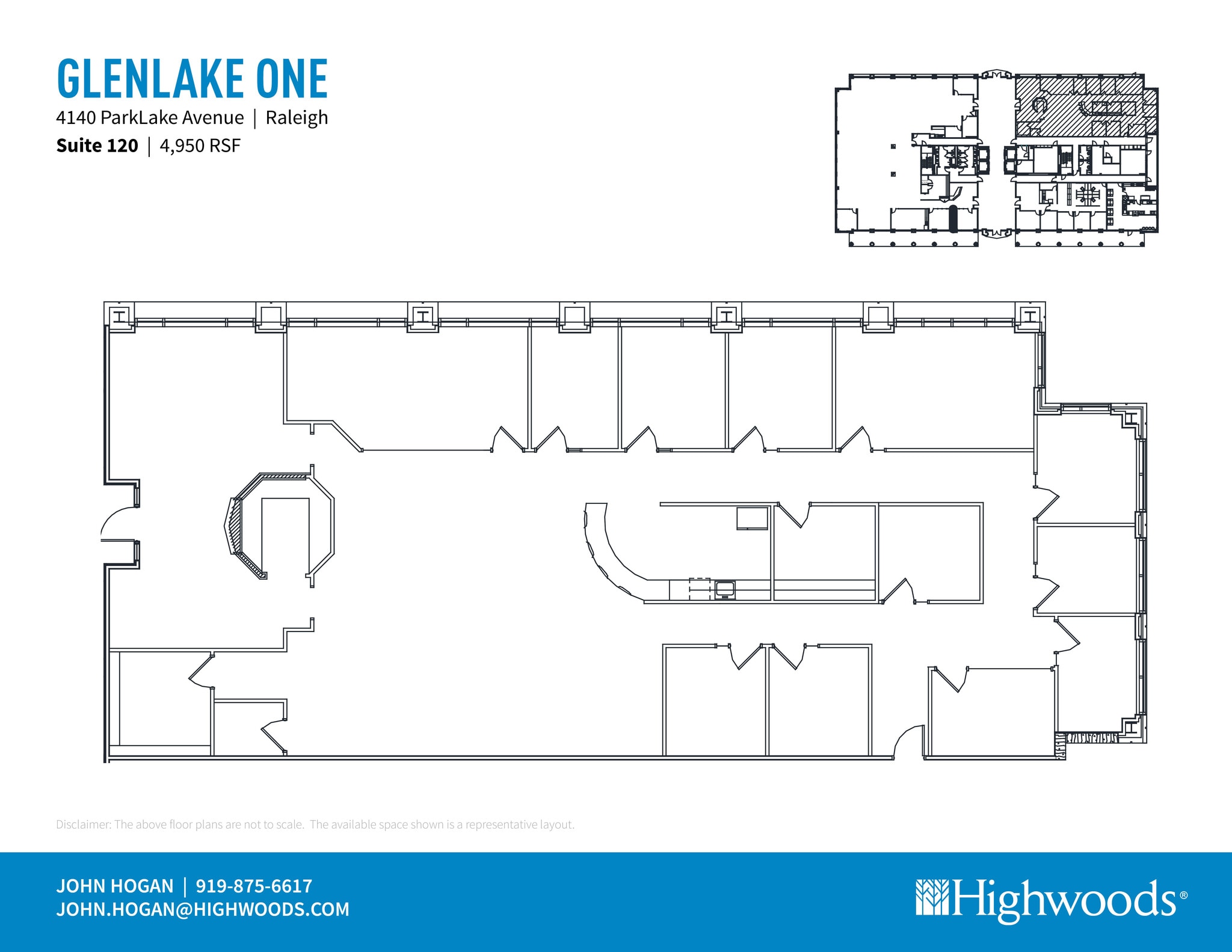 4141 Parklake Ave, Raleigh, NC à louer Plan d’étage– Image 1 sur 1