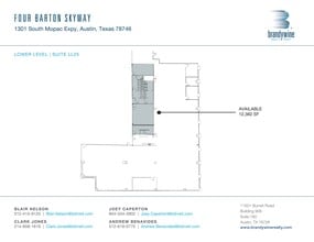 1301 S Mo Pac Expy S, Austin, TX à louer Plan de site– Image 1 sur 1