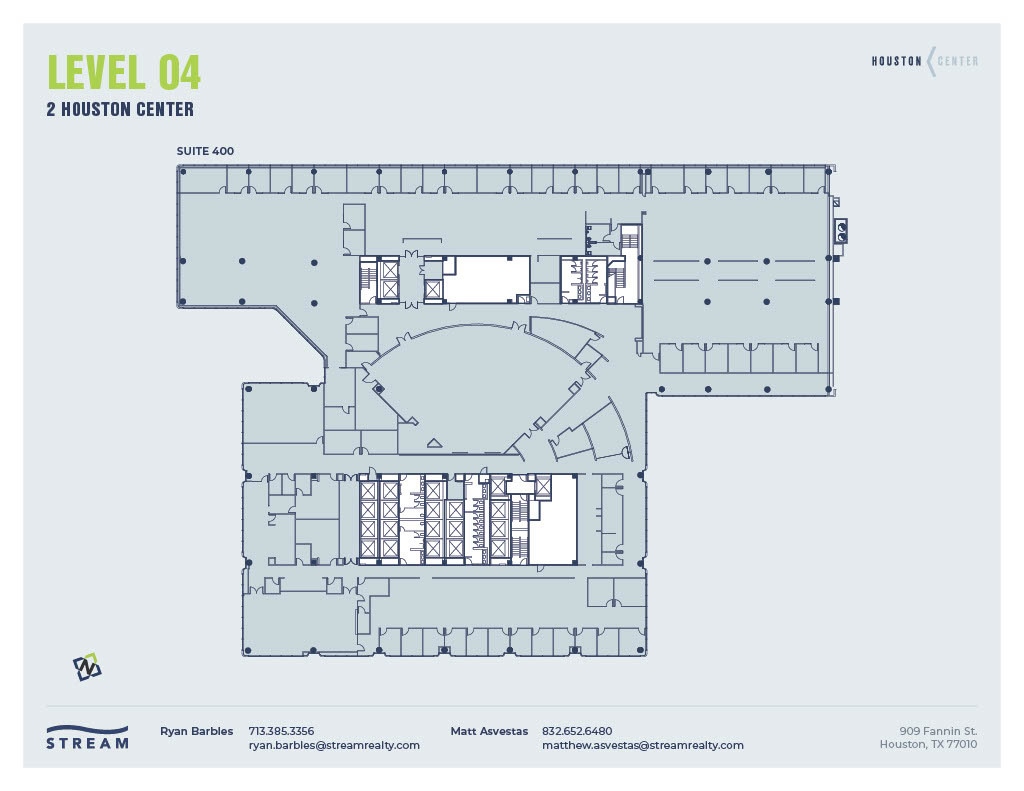 909 Fannin St, Houston, TX à louer Plan d’étage– Image 1 sur 1