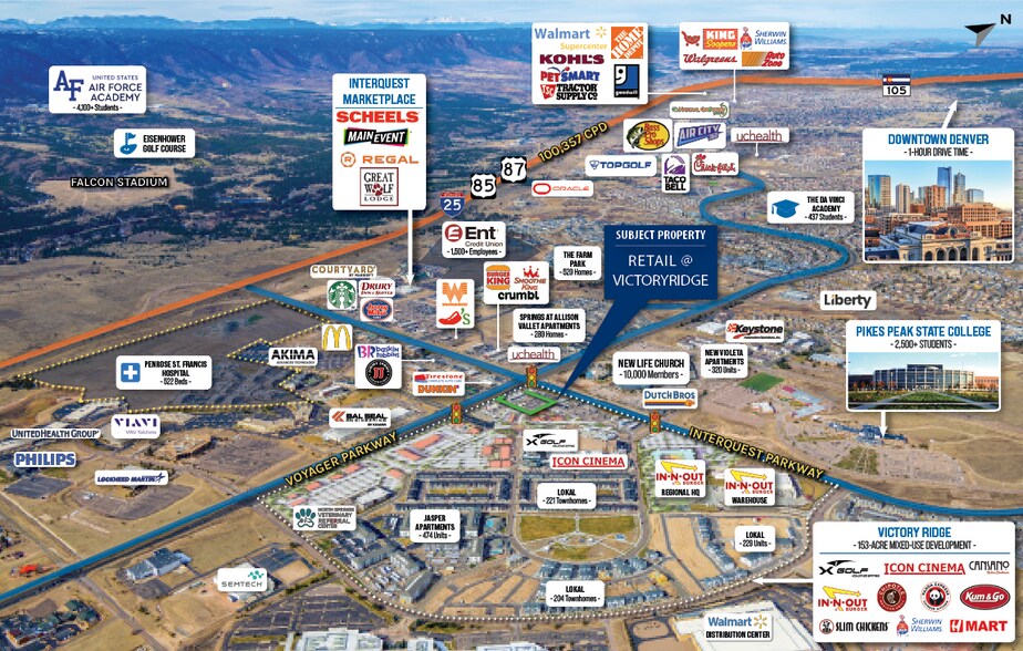 1824 Democracy Pt, Colorado Springs, CO à vendre - Photo de l’immeuble – Image 3 sur 5