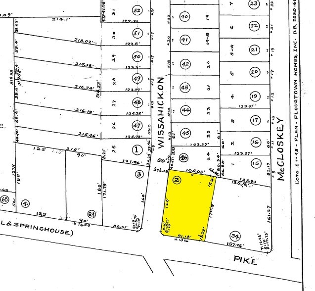 1316 Bethlehem Pike, Flourtown, PA à louer - Plan cadastral – Image 3 sur 10