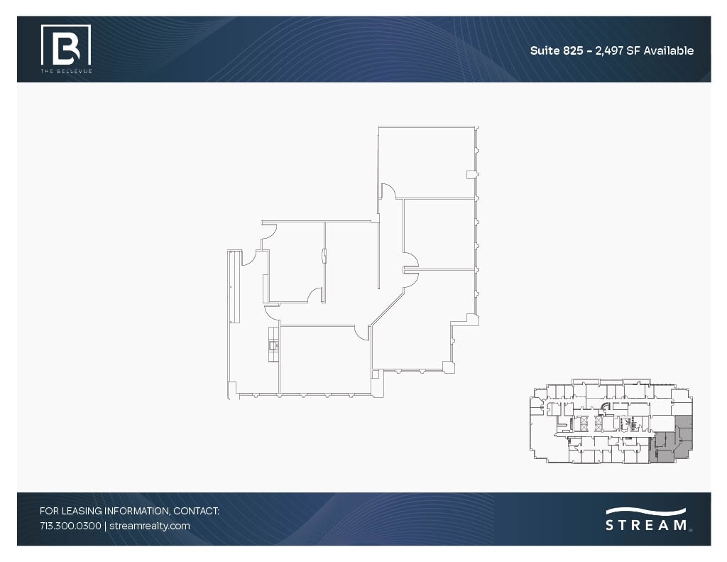 2323 S Shepherd Dr, Houston, TX à louer Plan d’étage– Image 1 sur 1