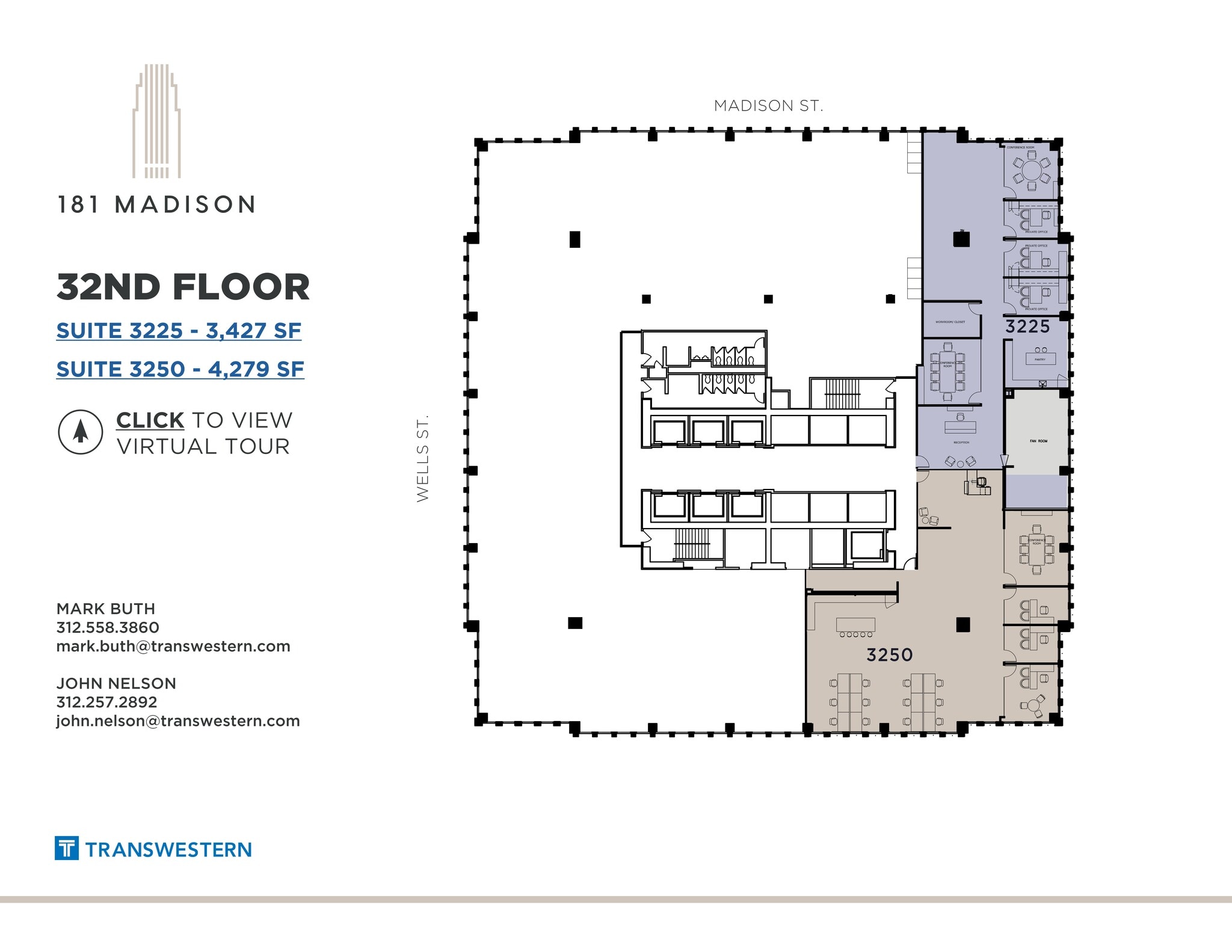181 W Madison St, Chicago, IL à louer Plan de site– Image 1 sur 2