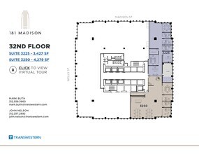 181 W Madison St, Chicago, IL à louer Plan de site– Image 1 sur 2