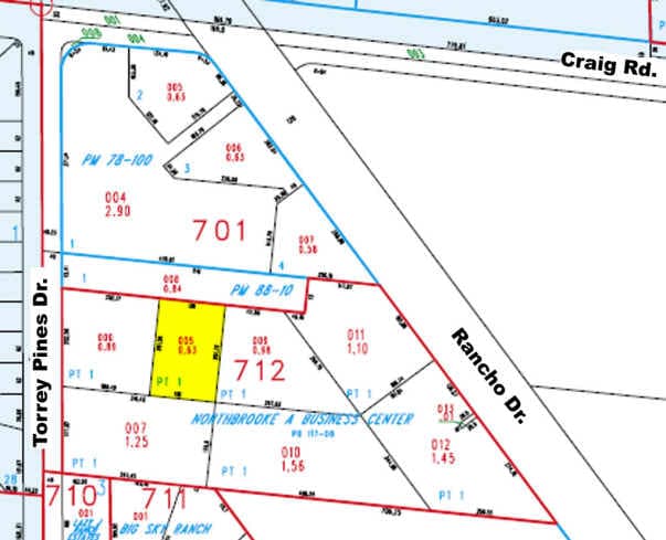 4315 N Rancho Dr, Las Vegas, NV à louer - Plan cadastral – Image 2 sur 8