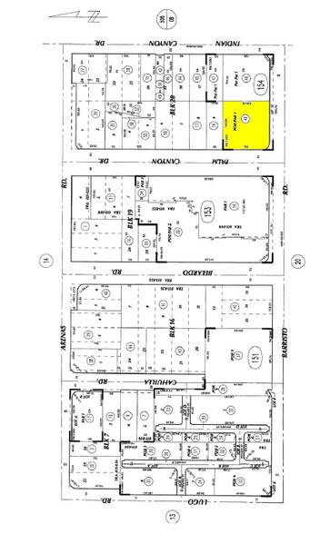 296 S Palm Canyon Dr, Palm Springs, CA à vendre - Plan cadastral – Image 2 sur 46