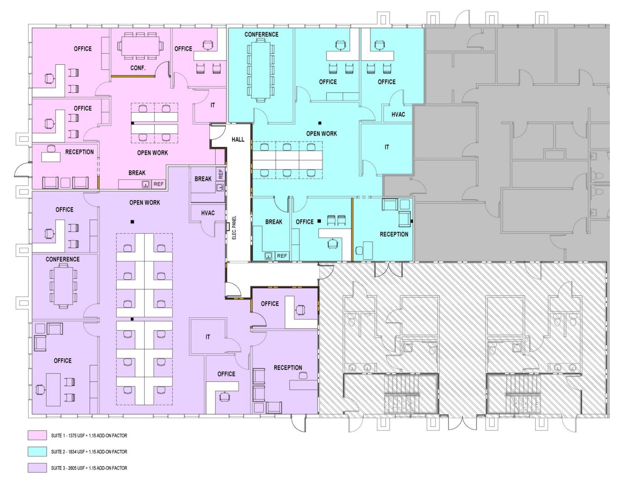 2600 Centennial Pl, Tallahassee, FL à louer Plan d’étage– Image 1 sur 1