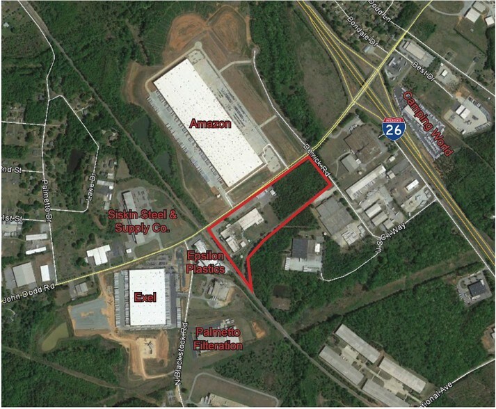 575 John Dodd Rd, Spartanburg, SC à louer - Plan cadastral – Image 3 sur 5