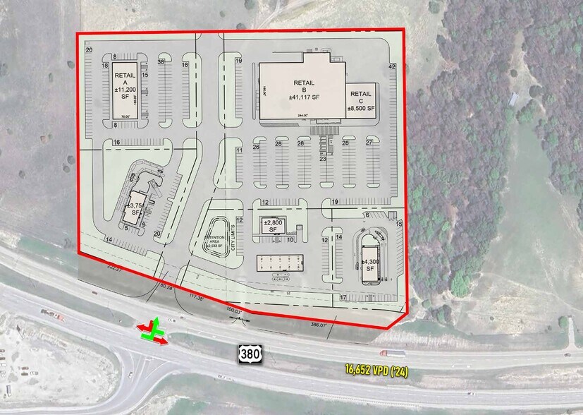 NEQ of US-380 at E Bus 380, Decatur, TX à vendre - Plan de site – Image 2 sur 3