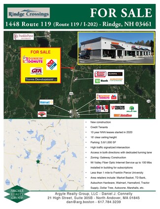 Plus de détails pour 1448 NH Route 119, Rindge, NH - Local commercial à vendre