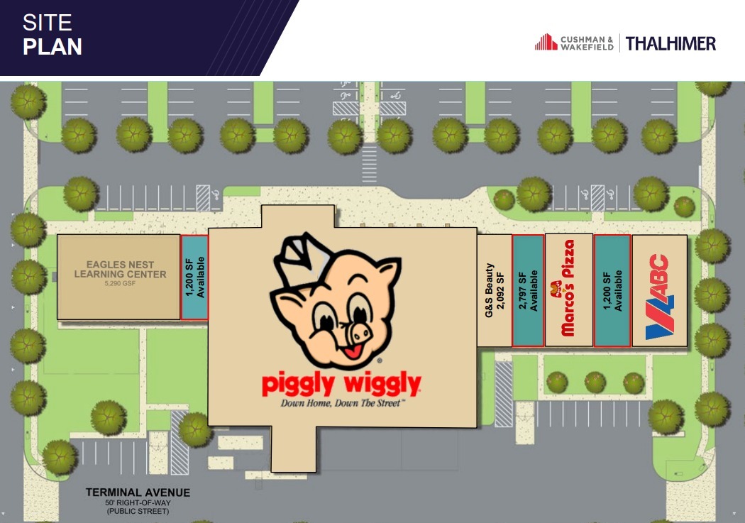 3101 Jefferson Ave, Newport News, VA à louer Plan de site– Image 1 sur 2