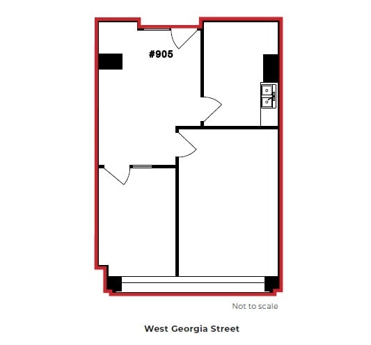 1030 W Georgia St, Vancouver, BC à louer Plan d’étage– Image 1 sur 1