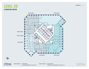 1301 McKinney St, Houston, TX à louer Plan d’étage– Image 1 sur 1