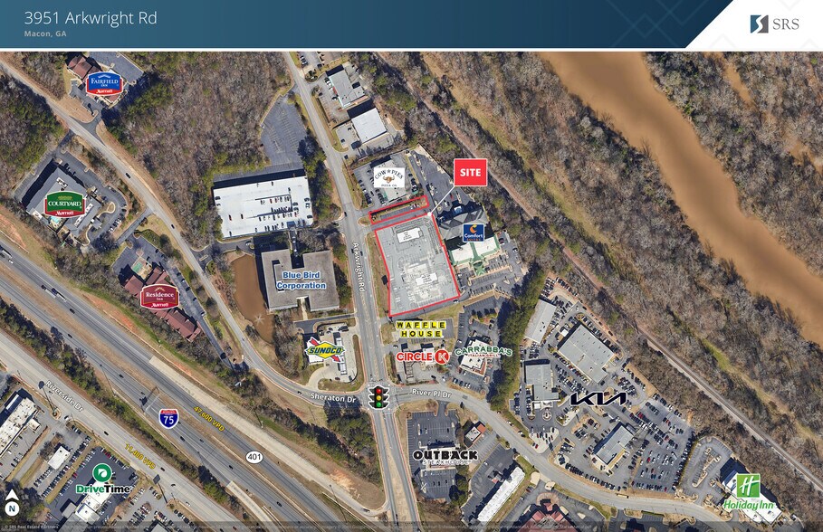 3951 Arkwright rd, Macon-Bibb, GA à vendre - Photo de l’immeuble – Image 2 sur 9