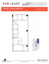 500 E John Carpenter Fwy, Irving, TX à louer Plan d’étage– Image 1 sur 1