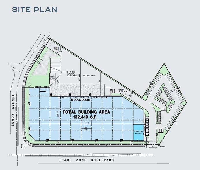 2334 Lundy Pl, San Jose, CA à louer - Plan de site – Image 2 sur 2