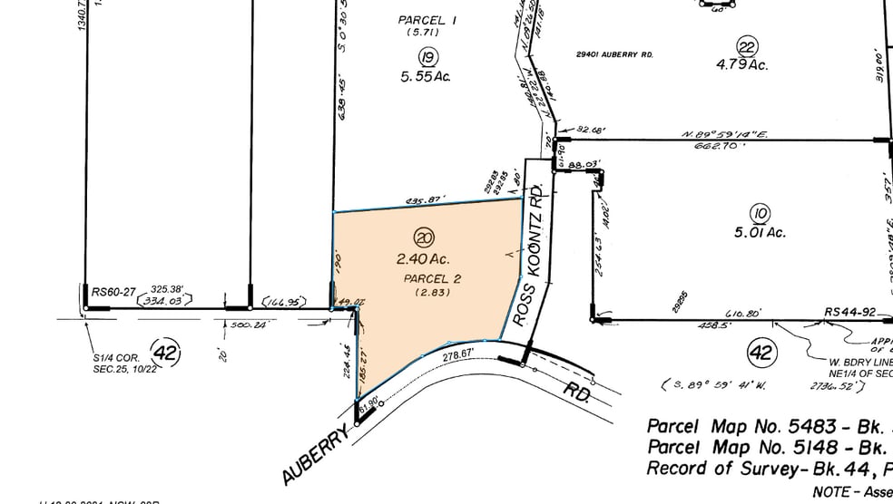 29369 Auberry Rd, Prather, CA à louer - Plan cadastral – Image 2 sur 2