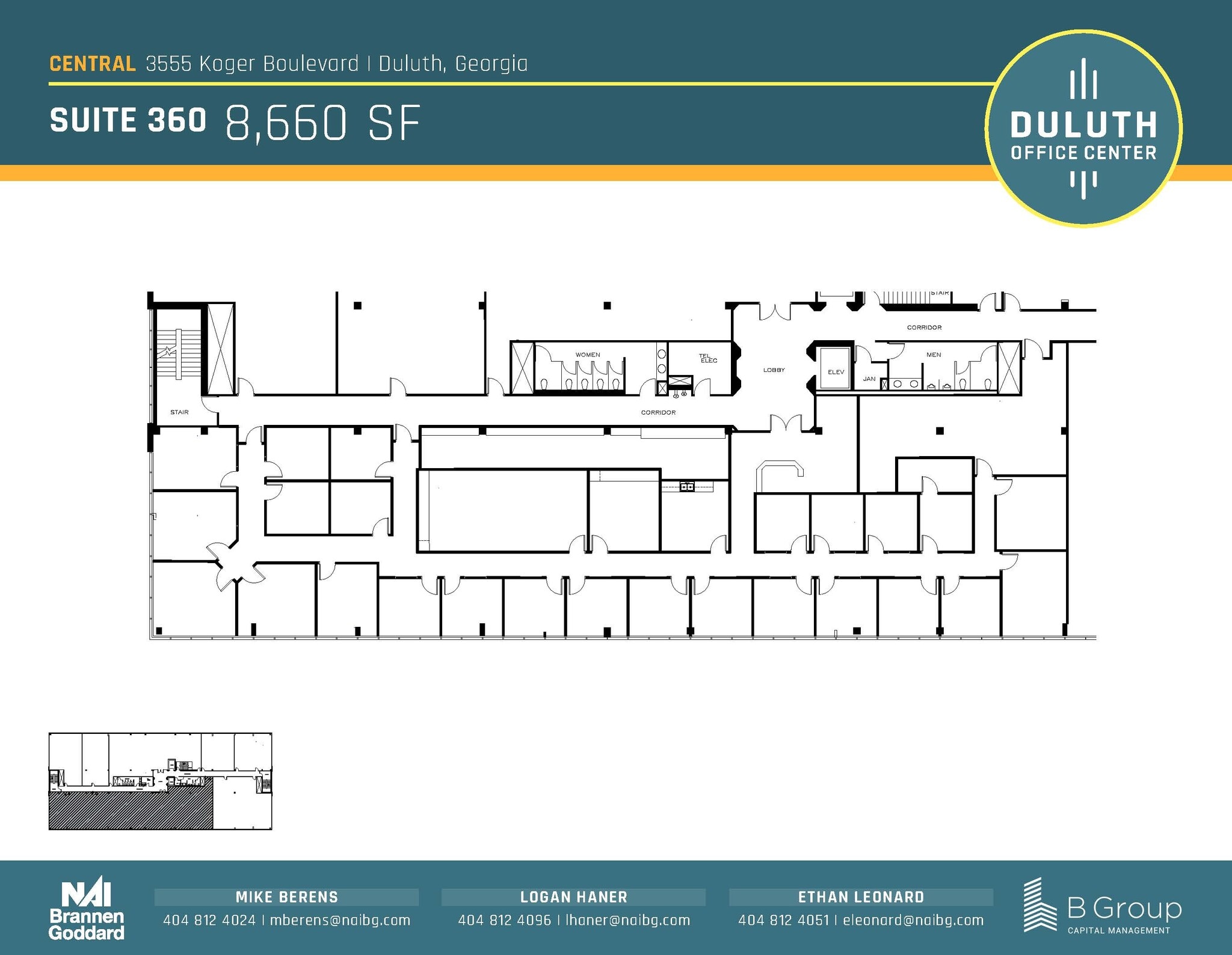 3505 Koger Blvd, Duluth, GA à louer Plan d’étage– Image 1 sur 1