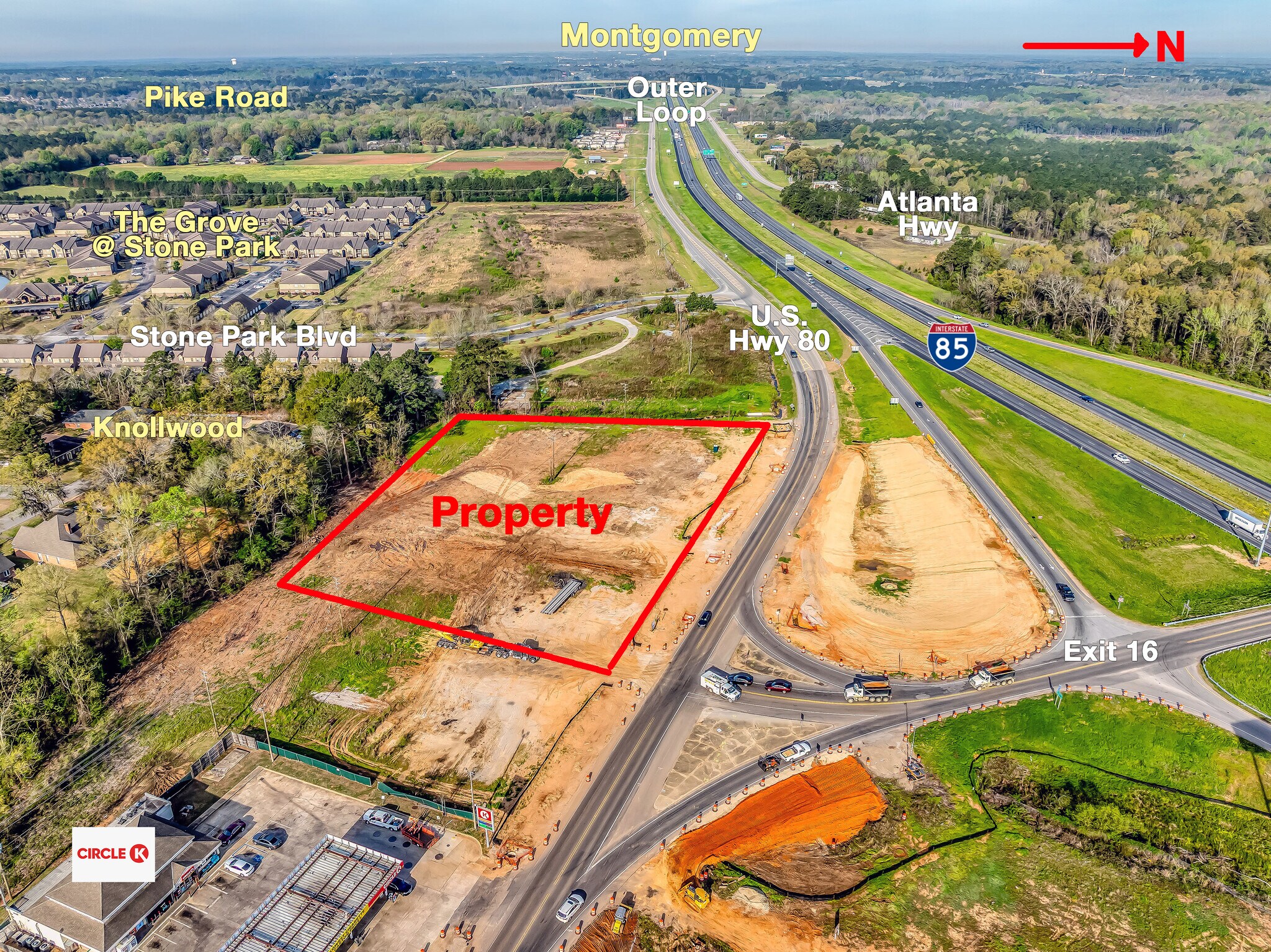 Waugh Station - U.S. Hwy 80, Pike Road, Pike Road, AL à louer Photo principale– Image 1 sur 5