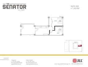 1121 L St, Sacramento, CA à louer Plan d’étage– Image 1 sur 1