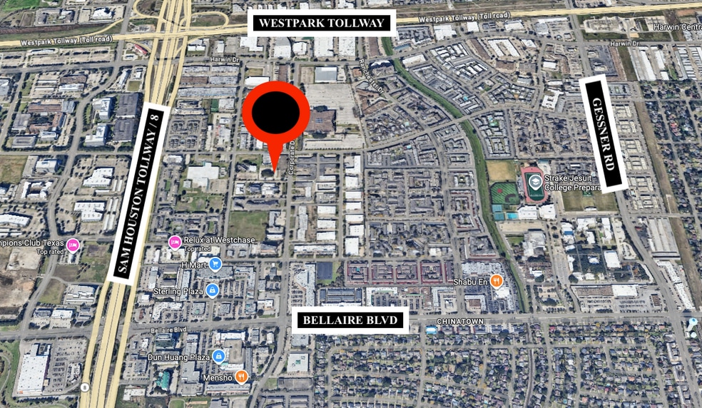 6100 Corporate Dr, Houston, TX à vendre - Carte – Image 3 sur 27