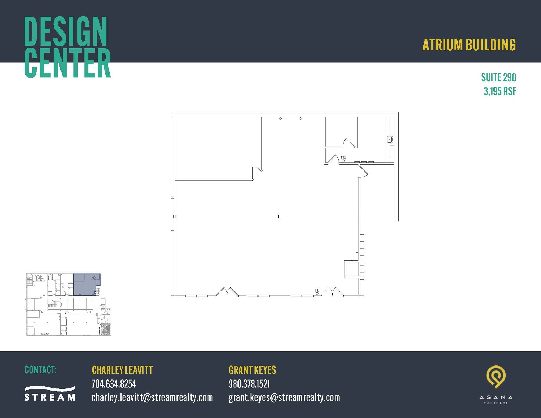 127 W Worthington Ave, Charlotte, NC à louer Plan d’étage– Image 1 sur 1