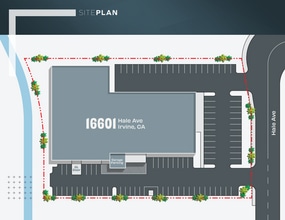 16601 Hale Ave, Irvine, CA à louer Plan de site– Image 1 sur 2