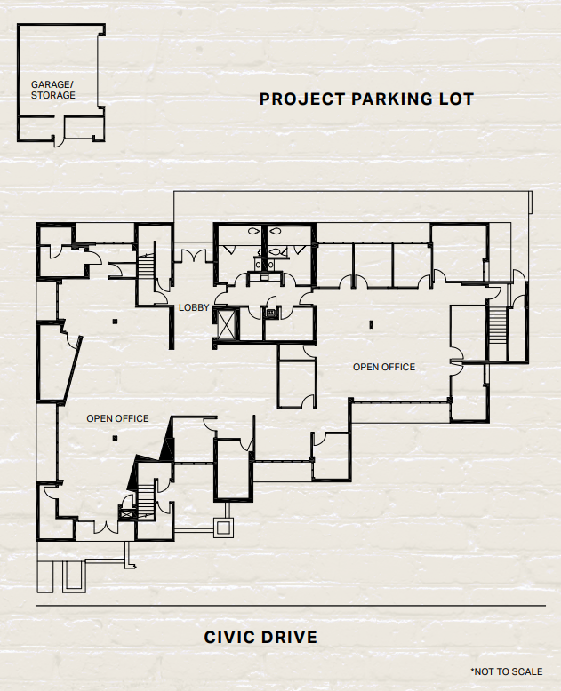 1400 Civic Dr, Walnut Creek, CA à louer Plan d’étage– Image 1 sur 1