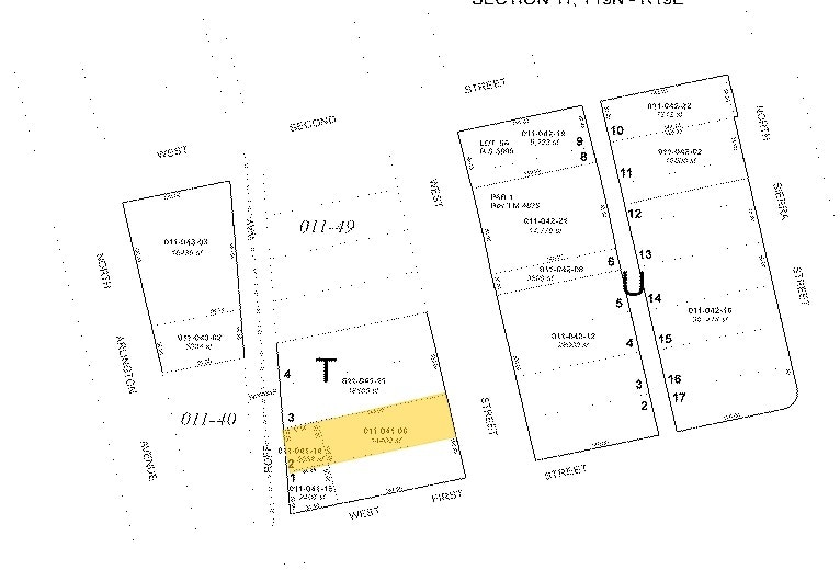 121 West St, Reno, NV à vendre - Plan cadastral – Image 2 sur 7