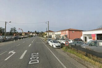 Bourgoin-Jallieu - Vue aérienne vue de carte