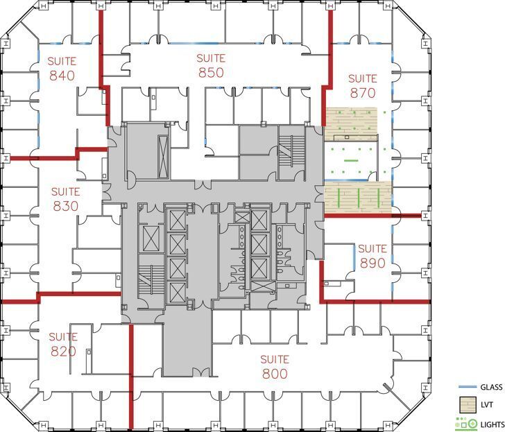 100 Spectrum Center Dr, Irvine, CA à louer Plan d’étage– Image 1 sur 1