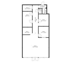 2401 W Pioneer Pky, Pantego, TX à louer Plan d’étage– Image 1 sur 2