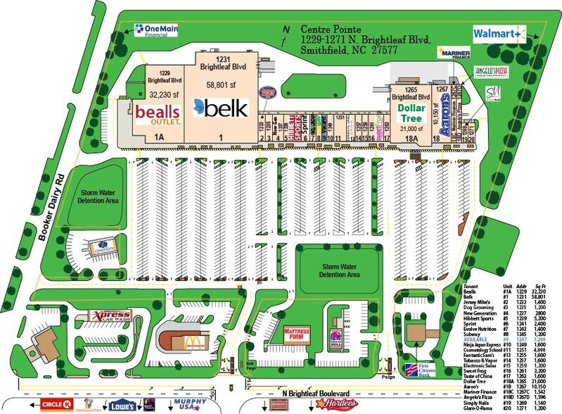 1201-1271 N Brightleaf Blvd, Smithfield, NC à louer - Photo de l’immeuble – Image 2 sur 42