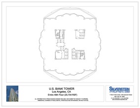 633 W 5th St, Los Angeles, CA à louer Plan d’étage– Image 1 sur 2