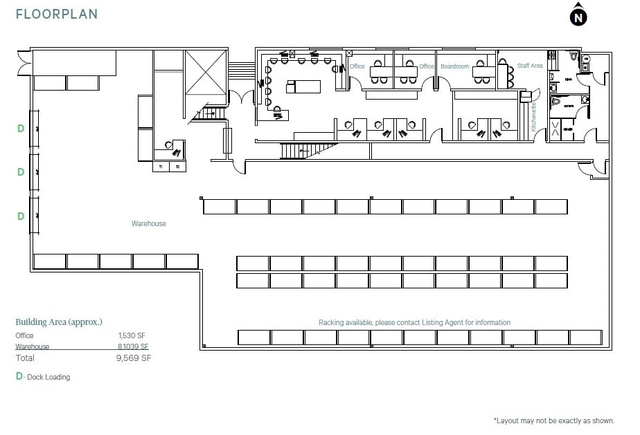 1050 Parker St, Vancouver, BC à louer Plan d’étage– Image 1 sur 5