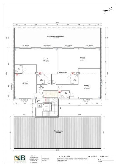 Bureau dans Labenne à louer - Plan d’étage – Image 2 sur 2