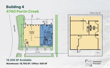 4633 Perrin Crk, San Antonio, TX à louer Plan d’étage– Image 1 sur 1