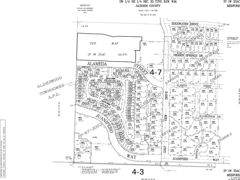3115 Alameda St, Medford, OR à vendre - Plan cadastral – Image 2 sur 34
