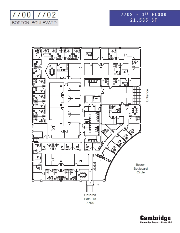 7702 Boston Blvd, Springfield, VA à louer Plan d’étage– Image 1 sur 1