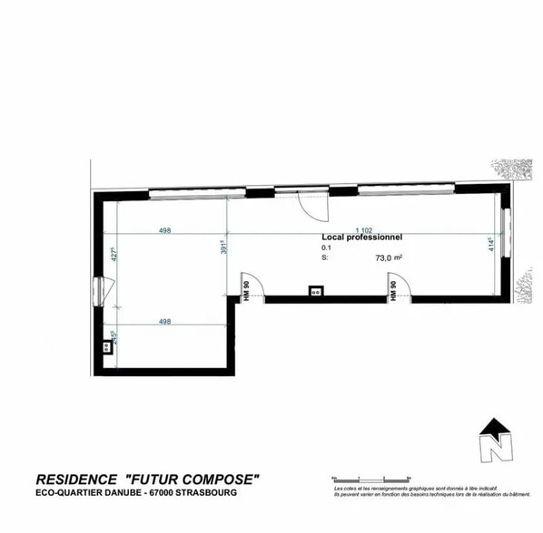 Bureau dans Strasbourg à vendre - Plan d’étage – Image 3 sur 4