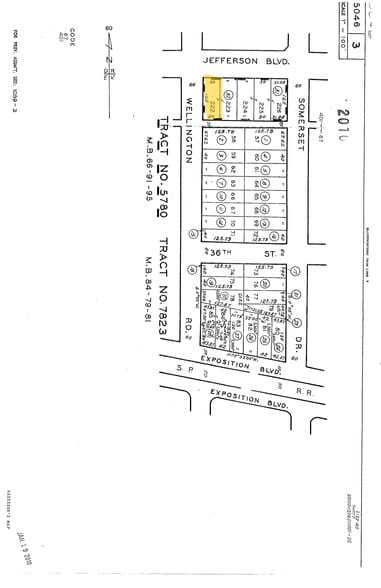 3816-3822 W Jefferson Blvd, Los Angeles, CA à louer - Plan cadastral – Image 2 sur 16