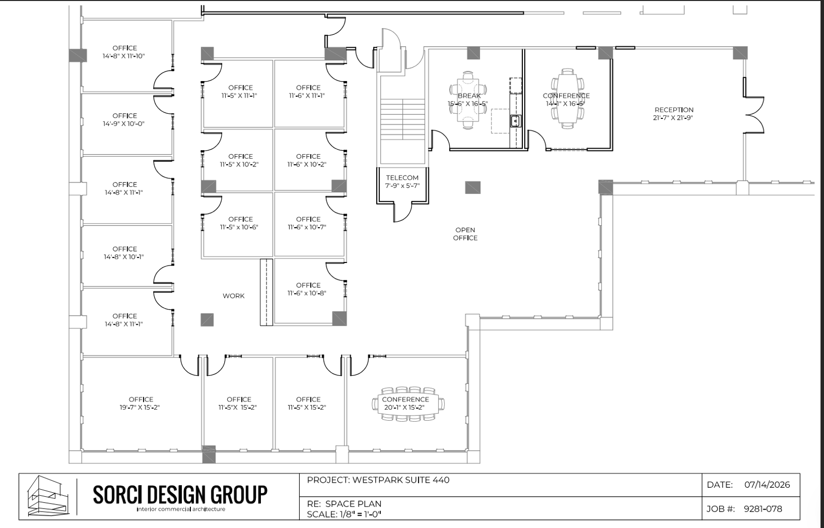 111 Westwood Pl, Brentwood, TN à louer Plan d’étage– Image 1 sur 1